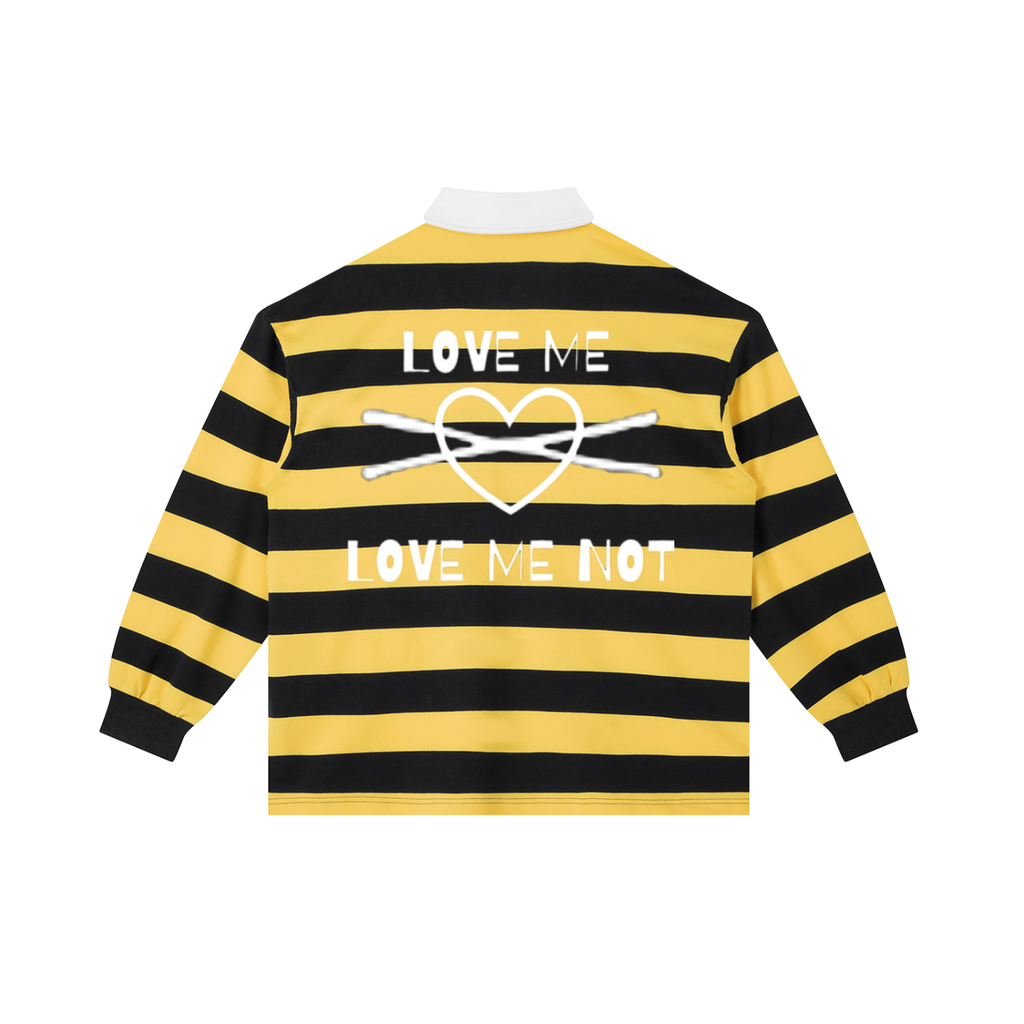 Color Block Stripe Polo Shirt