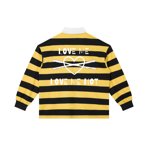 Color Block Stripe Polo Shirt