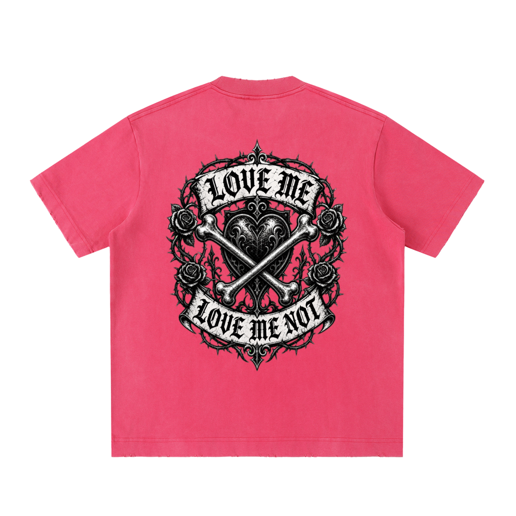Heavyweight Vintage Washed Frayed T-Shirt