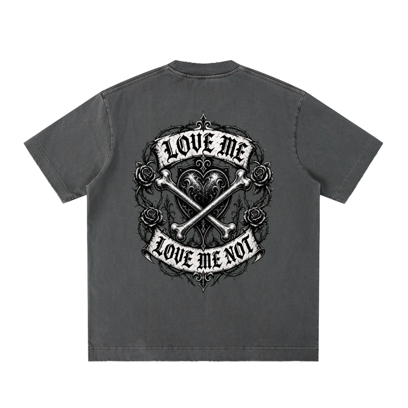Heavyweight Vintage Washed Frayed T-Shirt