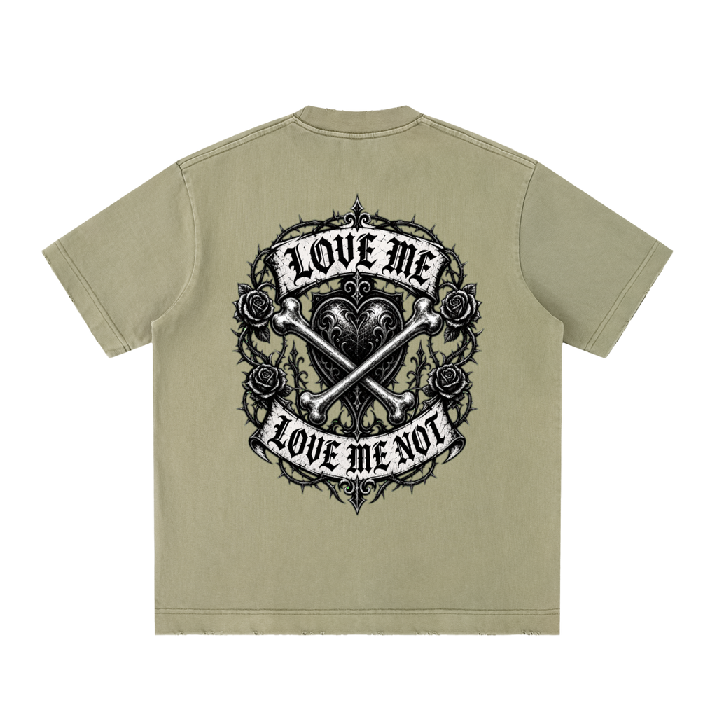 Heavyweight Vintage Washed Frayed T-Shirt