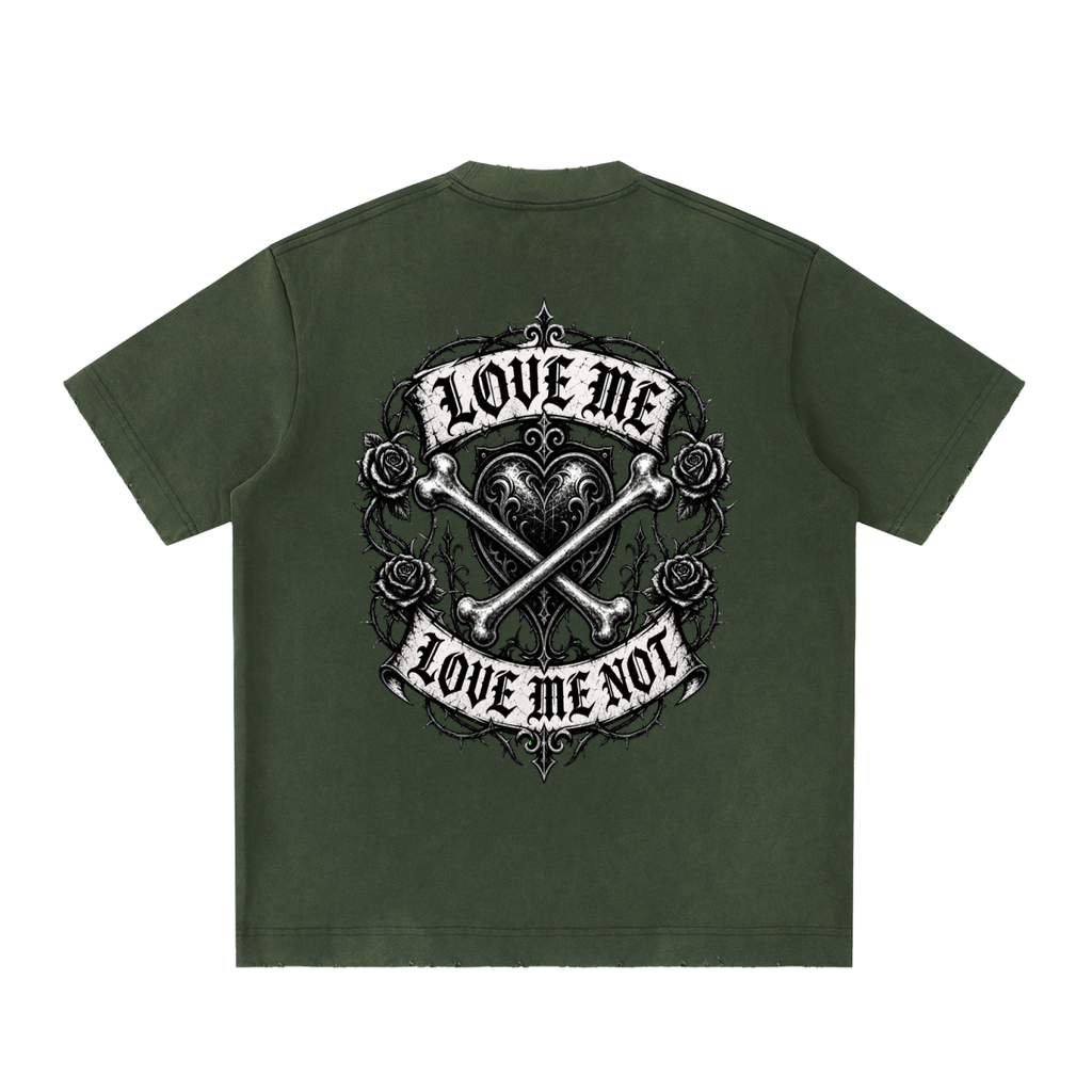 Heavyweight Vintage Washed Frayed T-Shirt