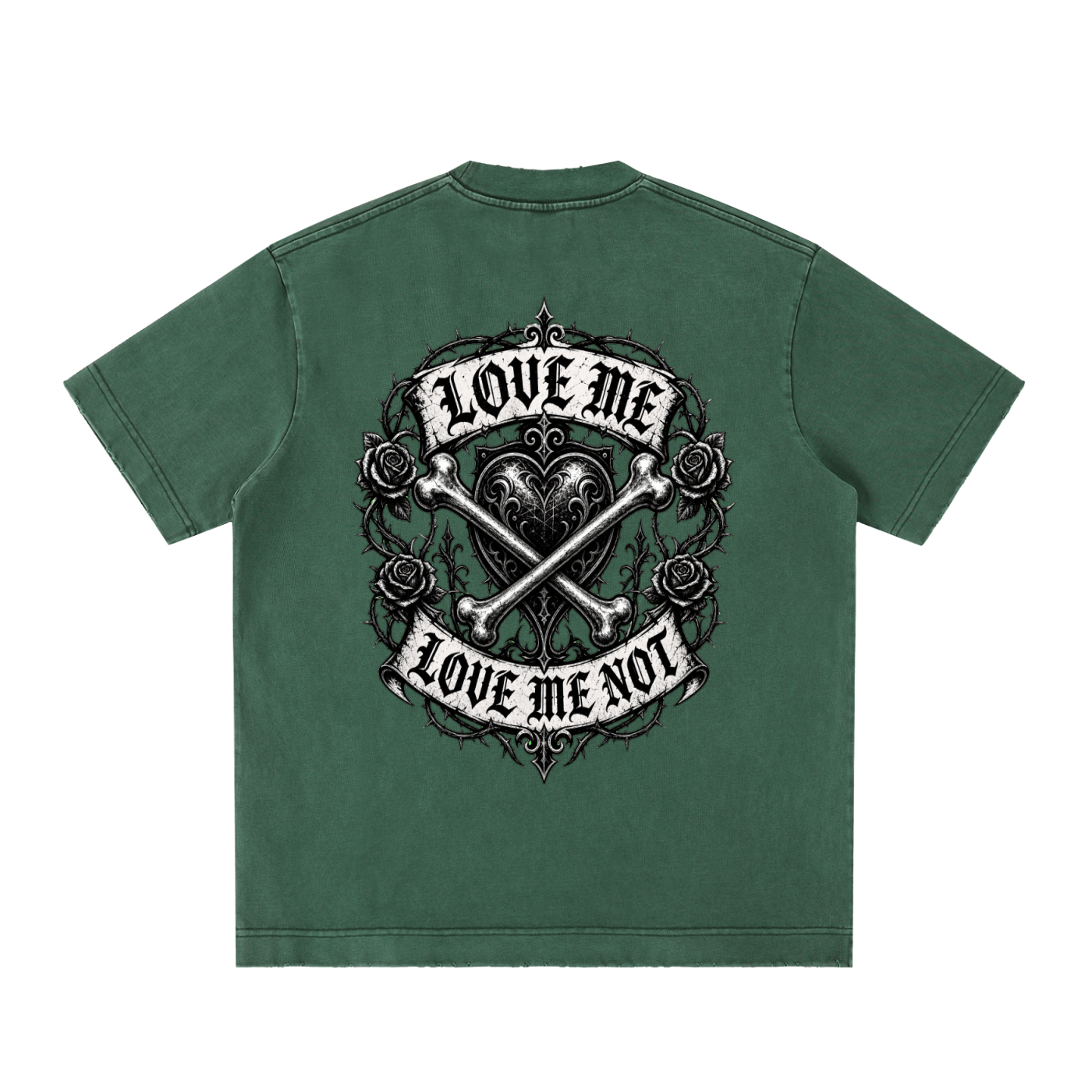 Heavyweight Vintage Washed Frayed T-Shirt