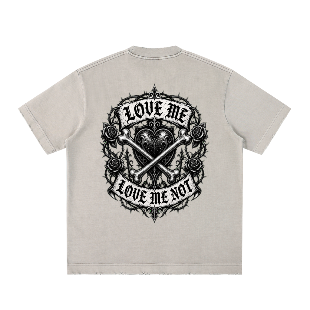 Heavyweight Vintage Washed Frayed T-Shirt