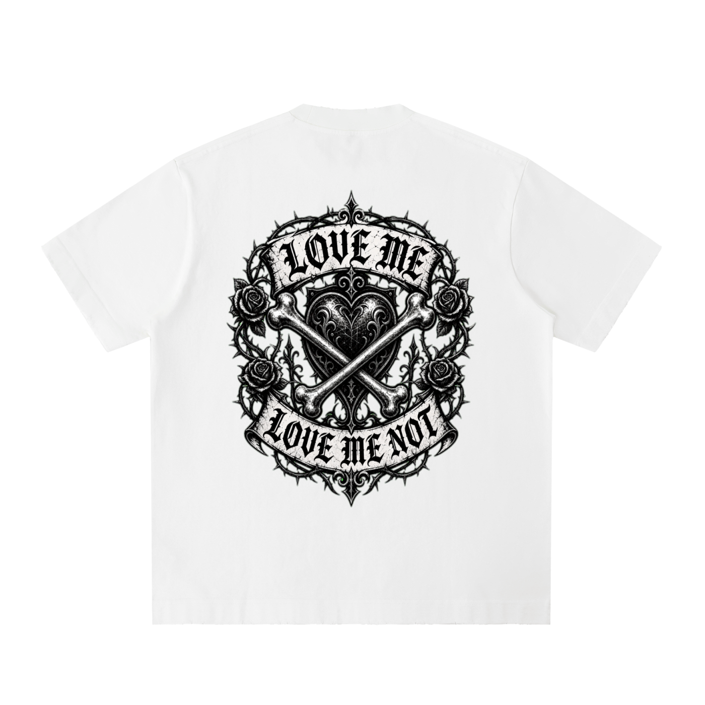 Heavyweight Vintage Washed Frayed T-Shirt