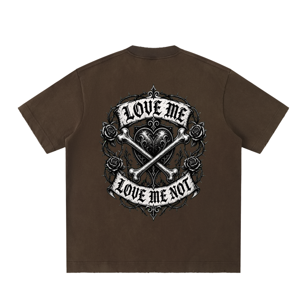 Heavyweight Vintage Washed Frayed T-Shirt