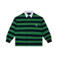 Color Block Stripe Polo Shirt